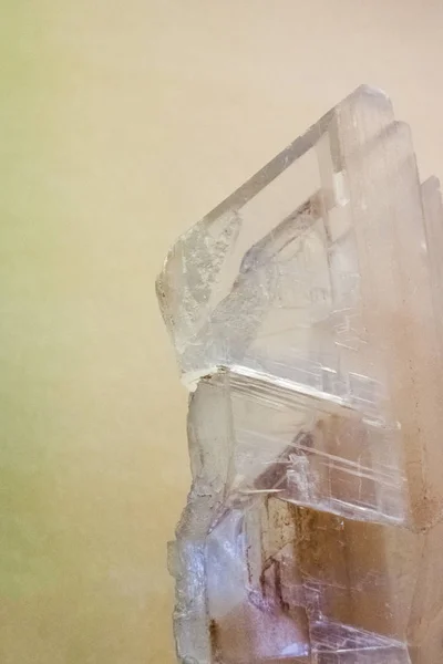 Ausgeschnittene Ansicht Von Transparentem Kristall — Stockfoto