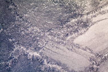 Cam - doku ve arka plan buz çiçekleri