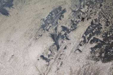 Cam - doku ve arka plan buz çiçekleri