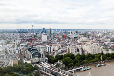 22.07.2015, Londra, İngiltere. Panoramik Londra London Eye'dan