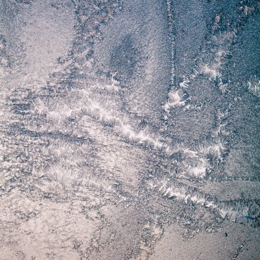 Cam - doku ve arka plan buz çiçekleri