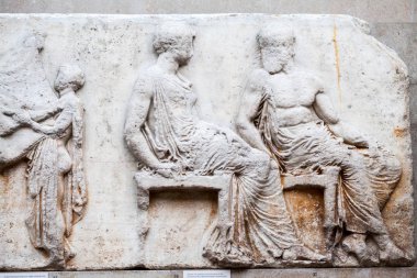 Londra, İngiltere, British Museum. Pantheon antik Yunan koleksiyon 