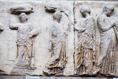Londra, İngiltere, British Museum. Pantheon antik Yunan koleksiyon 