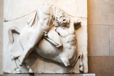Londra, İngiltere, British Museum. Pantheon antik Yunan koleksiyon 