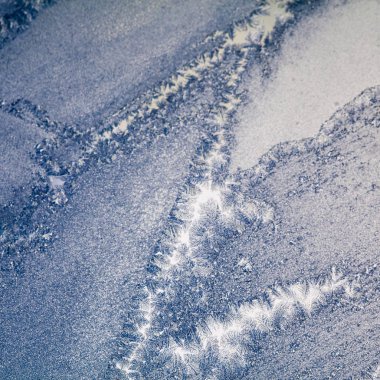 Cam - doku ve arka plan buz çiçekleri