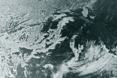 Cam - doku ve arka plan buz çiçekleri