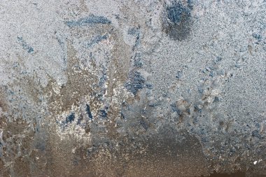 Cam - doku ve arka plan buz çiçekleri