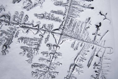 Gözyaşları mikroskop görüş. Büyütme 100-1000 x