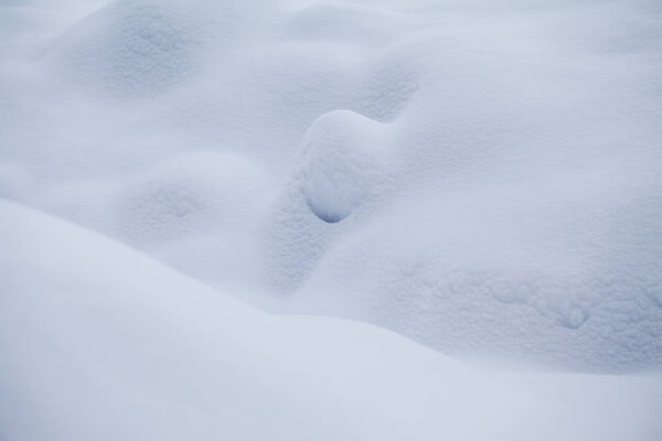 Abstract snow shapes - snow texture 