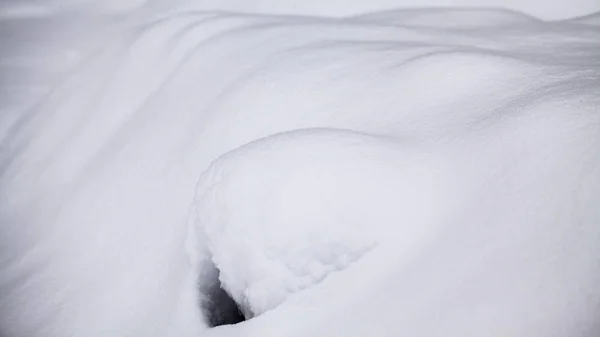 Formas Abstratas Neve Textura Neve — Fotografia de Stock