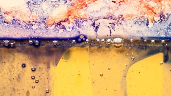 Abstract Colorful Composition Oil Water Ink — Stock Photo, Image