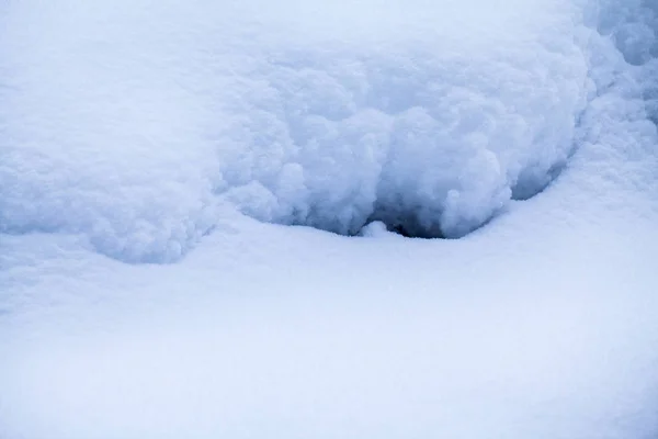 Śnieg Abstrakcyjne Kształty Tekstury Śniegu — Zdjęcie stockowe