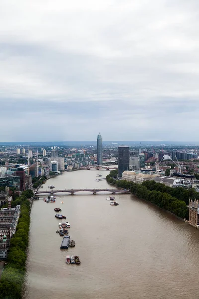 22.07.2015, LONDON, UK. Panoramic view of London from London Eye
