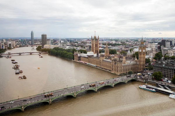 2015 Londres Reino Unido Vista Panorámica Londres Desde London Eye — Foto de Stock