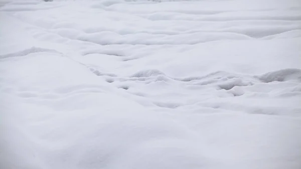 Formas Abstratas Neve Textura Neve — Fotografia de Stock