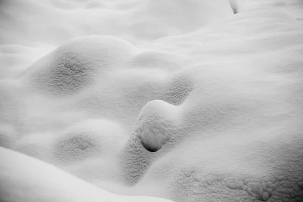 Abstract snow shapes - snow texture