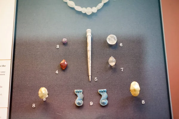 大英博物馆 Grrek 青铜时代的希腊珠宝 3200 1100 — 图库照片