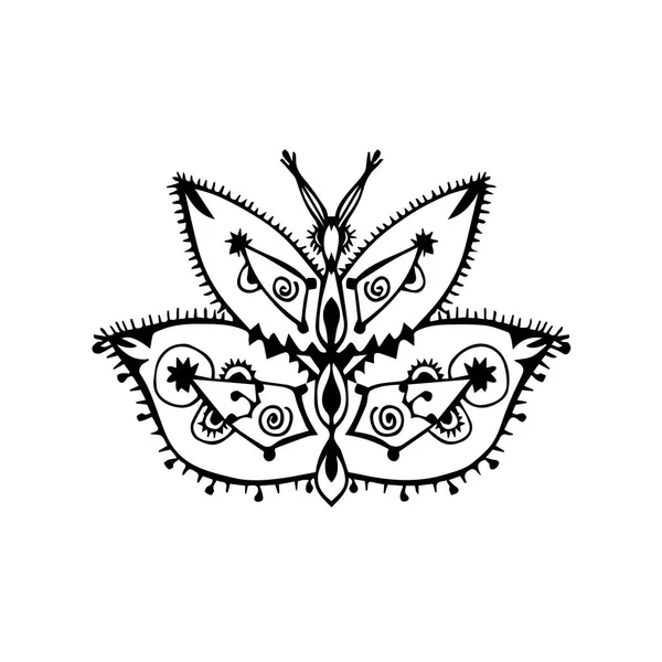 Pillangó Stilizált Rajz Vektor — Stock Fotó