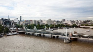 22.07.2015, Londra, İngiltere. Panoramik Londra London Eye'dan