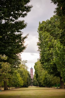 Görünümden Kew Gardens, Londra Kraliyet Botanik Bahçeleri
