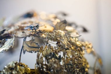 Londra, İngiltere, British Museum. Hint etkileyici detayları ve iş, değerli taşlar ve metaller iyi nesneler 