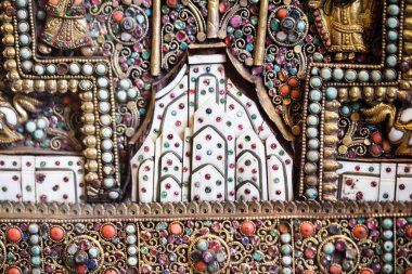 Londra, İngiltere, British Museum. Hint etkileyici detayları ve iş, değerli taşlar ve metaller iyi nesneler 