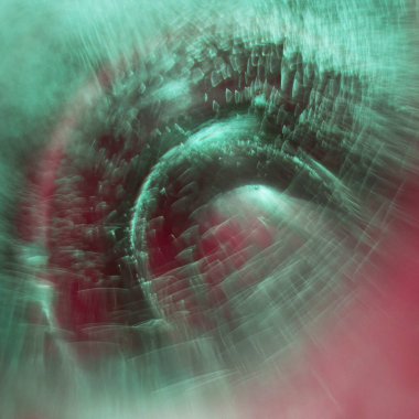 Renkli sualtı soyut kompozisyon