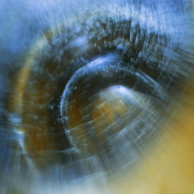 Renkli sualtı soyut kompozisyon