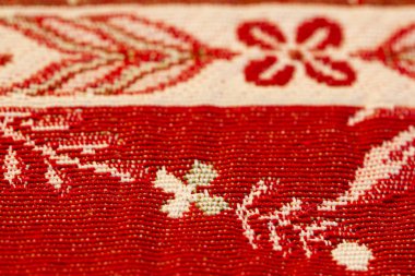 Çiçek desenli Tekstil doku