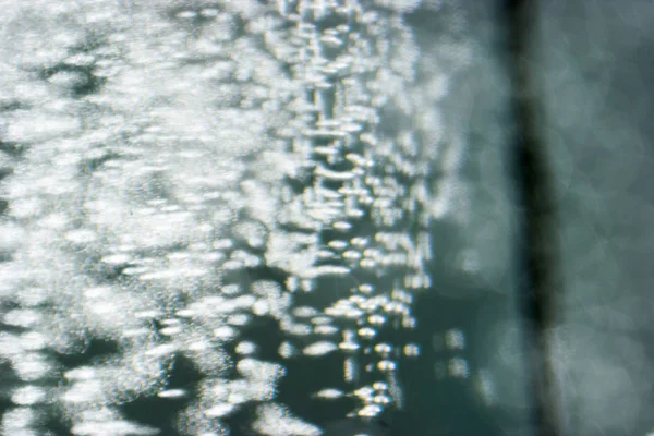 Abstracte Onderwater Compositie Met Kleurrijke Glazen Bollen Bubbels Licht — Stockfoto