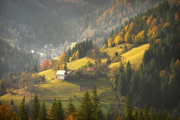 Roemeens Berglandschap Herfst — Stockfoto