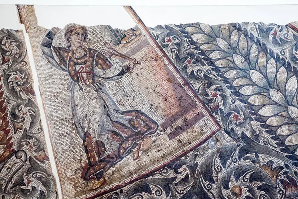 Londres Reino Unido Julho 2015 Museu British Pavimentos Mosais Encontrados — Fotografia de Stock