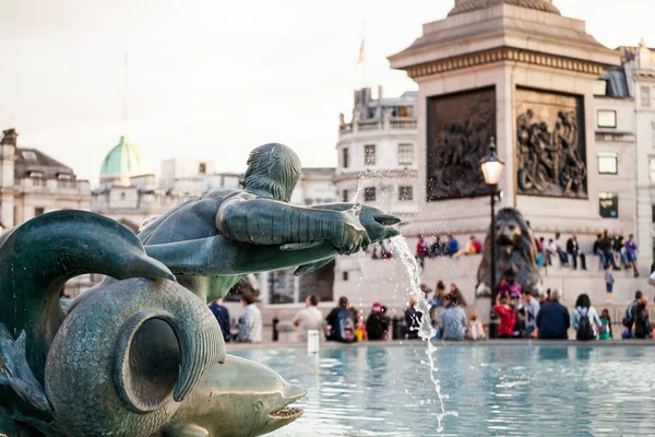 2015 Londres Reino Unido Paisaje Urbano Personas Vista Desde Trafalgar — Foto de Stock