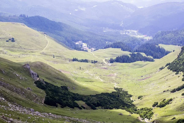Paisaje Las Montañas Bucegi Parte Los Cárpatos Del Sur Rumania —  Fotos de Stock