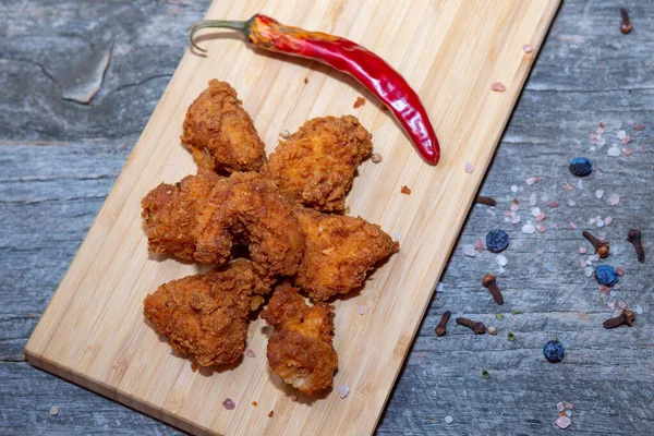 Chicken Crispy Meat Spices — Stock Photo, Image