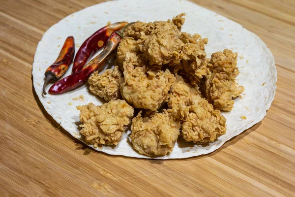 Chicken Crispy Meat Spices — Stock Photo, Image