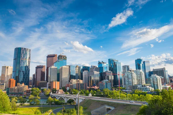 Calgary City Skyline Alberta Canada — Stock Photo, Image