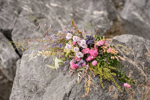 Belo Buquê Rosas Rosa Finas Flores Imagens De Bancos De Imagens