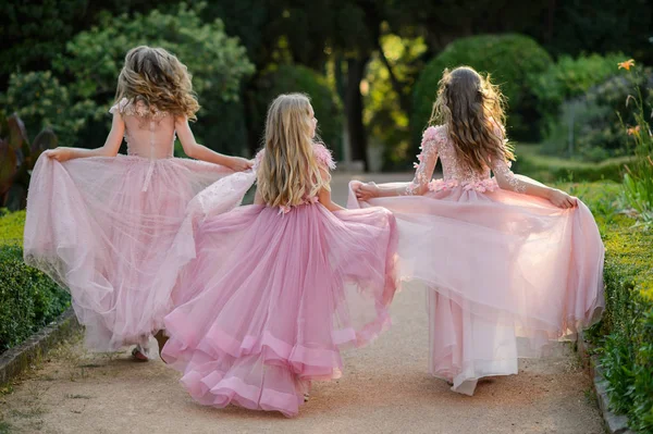 Meninas Bonitas Vestido Incrível Livre Crianças Damas Honor Imagens De Bancos De Imagens Sem Royalties