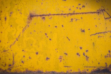 Sarı paslı arka plan ve doku