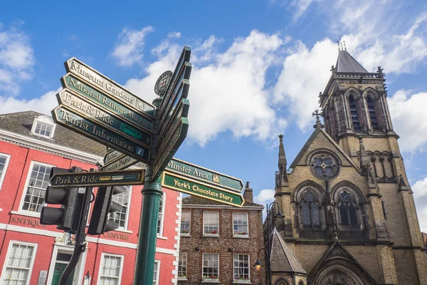 Landschaft der Kathedrale in York, England — Stockfoto