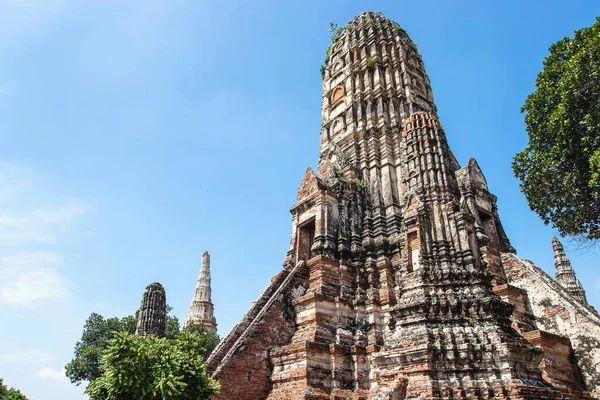 Wat Chaiwatthanaram Templo Uno Los Templos Más Impresionantes Ayutthaya —  Fotos de Stock