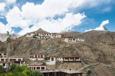 Lamayuru Manastırı bir Tibet Budist Manastırı, Leh Ladakh, Hindistan. 