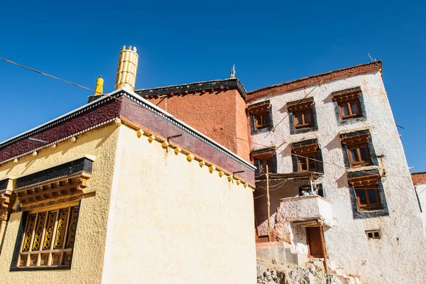 Casas Antiguas Leh Ladakh India — Foto de Stock