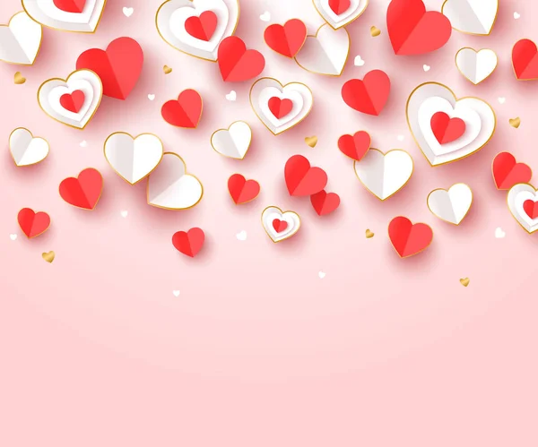 Happy Valentine day greeting card. Vector illustration — Stockvector