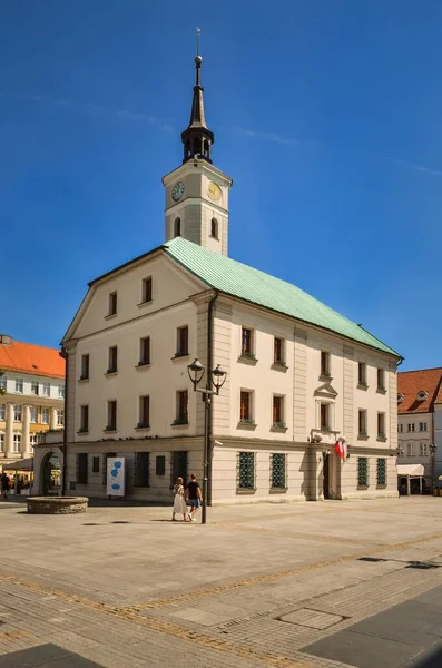 Gliwice Polsko Srpna 2020 Radnice Tržišti Polských Gliwicích — Stock fotografie