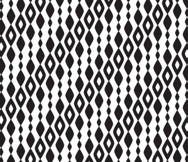 Beyaz arka planda siyah çizgiler. Soyut şekiller. Kumaş, dekor, kartpostal, ambalaj için kullanılabilir.