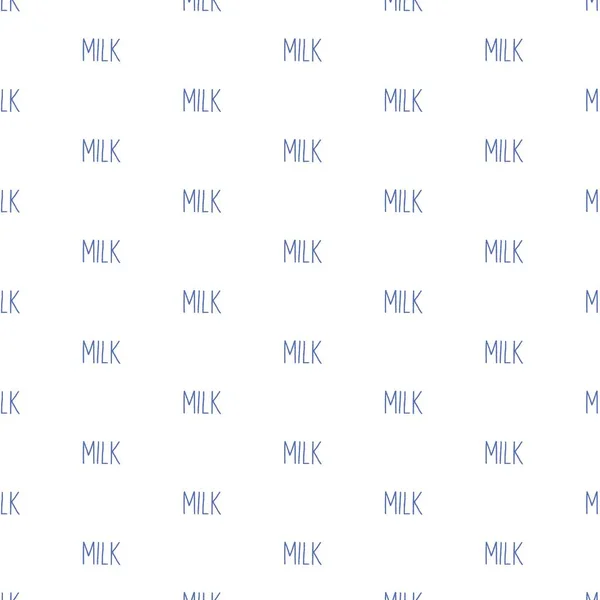 Niebieski Napis Wzór Mleka Nadaje Się Etykiet Logo Opakowań Dekoracji — Zdjęcie stockowe
