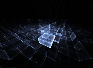 Soyut fraktal desen ve şekiller. Fraktal doku. Serisi, süslü boya renkleri. Arka plan illüstrasyon renk dokusu oluşur.