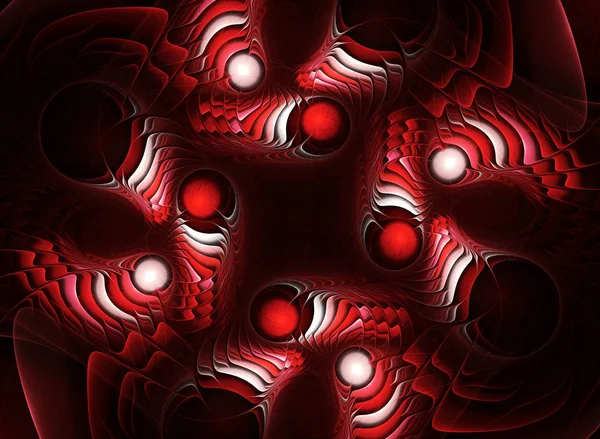 Abstracte Fractale Patronen Vormen Fractal Textuur Kleuren Serie Decoratieve Verf — Stockfoto